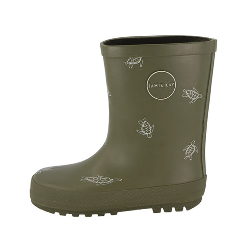 Jamie Kay Rubber Gumboot - Turtle Dark Olive