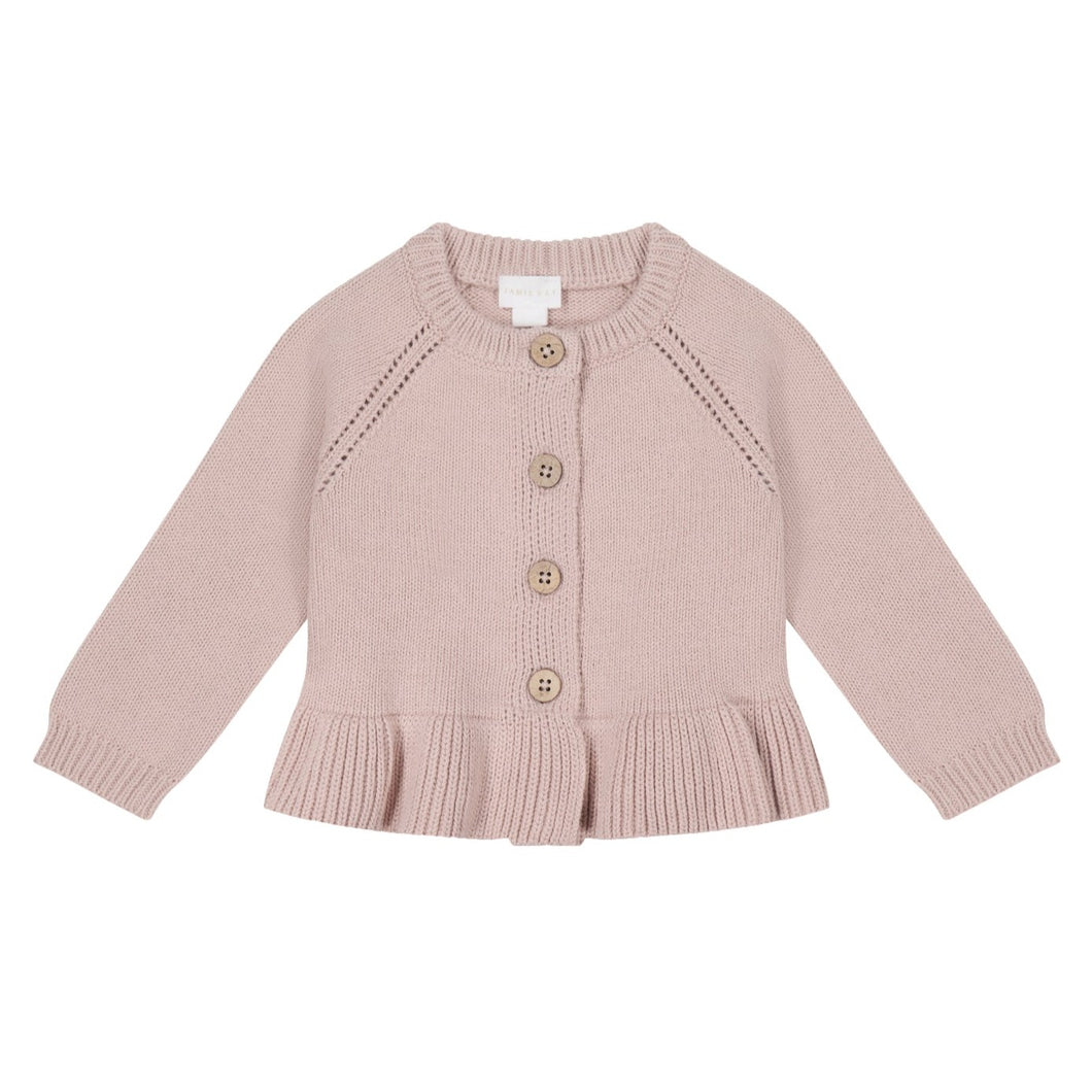Ava Cardigan - Dusky Rose  **Preorder**