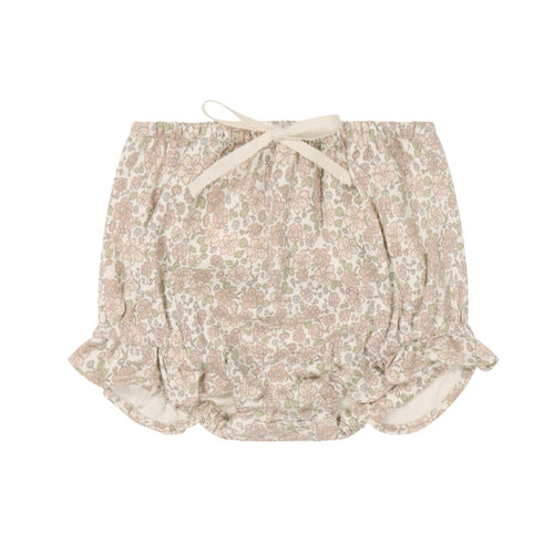 Organic Cotton Frill Bloomer - Chloe Floral Tofu