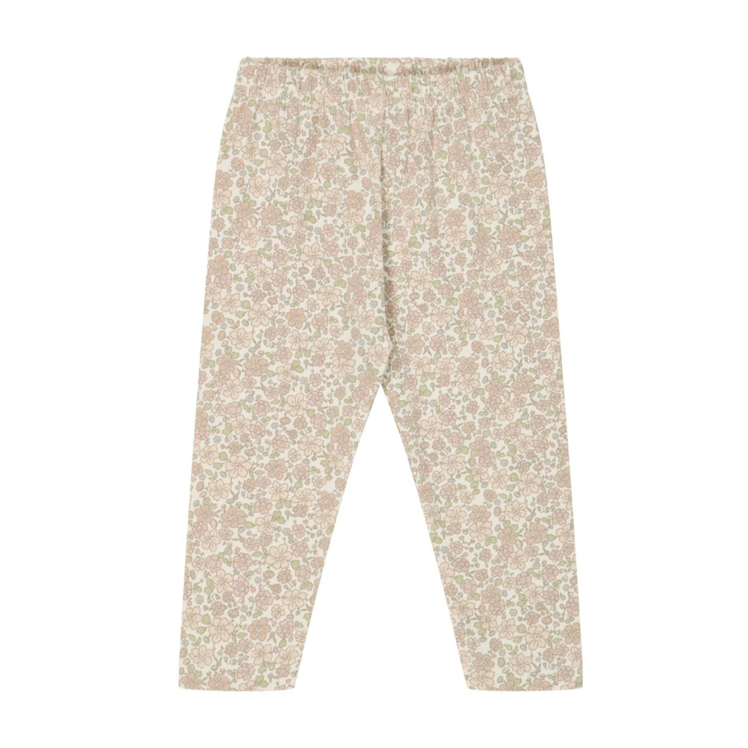 Organic Cotton Legging - Chloe Floral Tofu