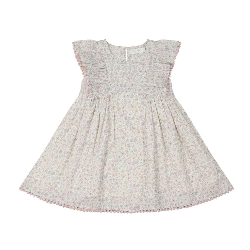 Organic Cotton Gabrielle Dress - Fifi Lilac