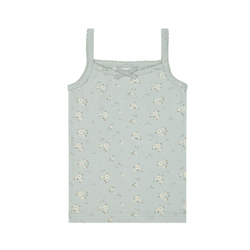 Organic Cotton Singlet - Lulu Blue