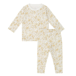 Organic Cotton Atlas Long Pyjama Set - Bunnies Berry Field  **Preorder**