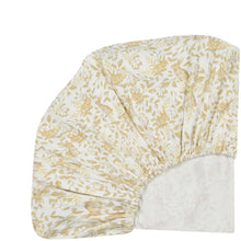 Load image into Gallery viewer, Organic Cotton Fitted Cot Sheet - Bunnies Berry Field  **Preorder**