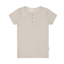 Load image into Gallery viewer, Organic Cotton Modal Henley Tee - Beech