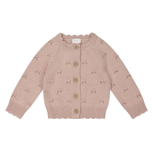 Maggie Cardigan - French Pink Marle