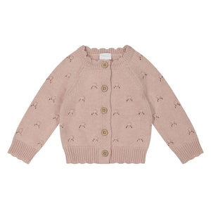 Maggie Cardigan - French Pink Marle