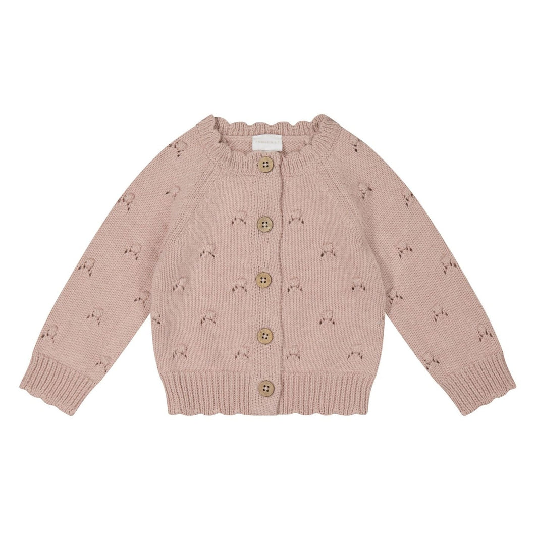 Maggie Cardigan - French Pink Marle