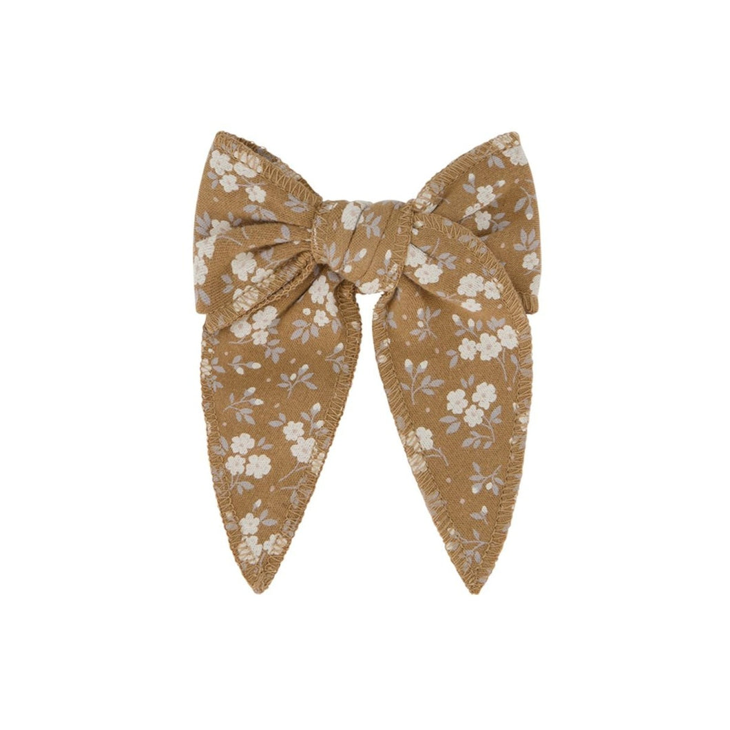 Organic Cotton Bow - Rosalie Field Caramel