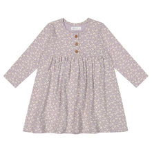 Load image into Gallery viewer, Organic Cotton Bridget Dress - Rosalie Field Raindrop