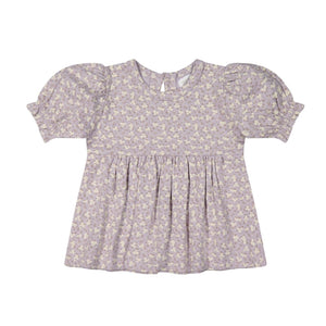 Organic Cotton Camille Top - Rosalie Field Raindrop