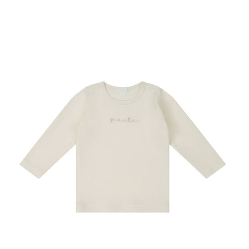 Pima Cotton Leila Top - Vanilla Bean