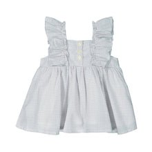 Load image into Gallery viewer, Organic Cotton Gingham Sylvie Top - Sky