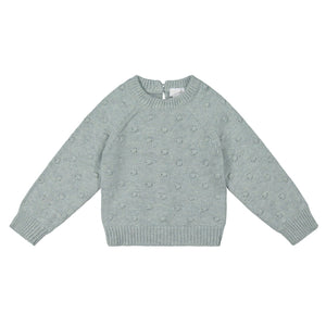 Dotty Knit Jumper - Mist Fleck