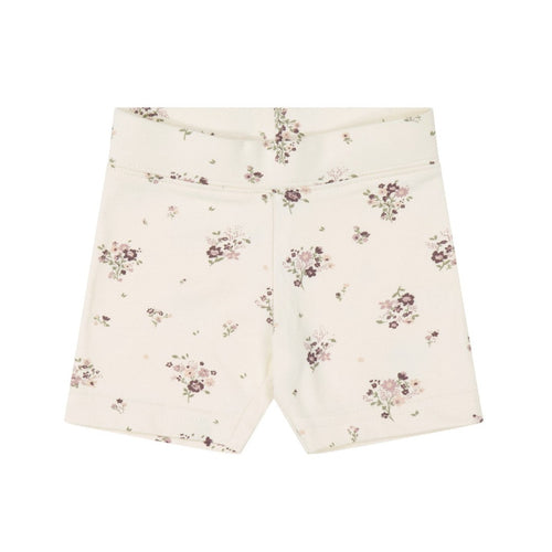 Organic Cotton Bike Short - Lauren Floral