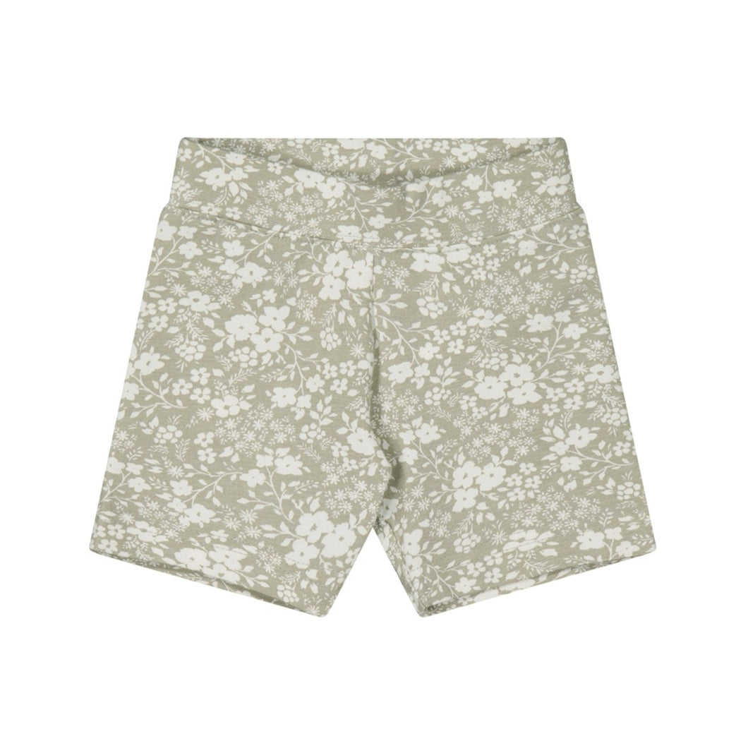 Organic Cotton Bike Short - Pansy Floral Mist