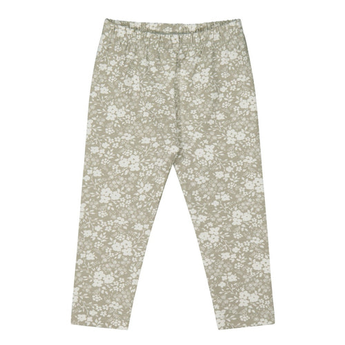 Organic Cotton Legging - Pansy Floral Mist