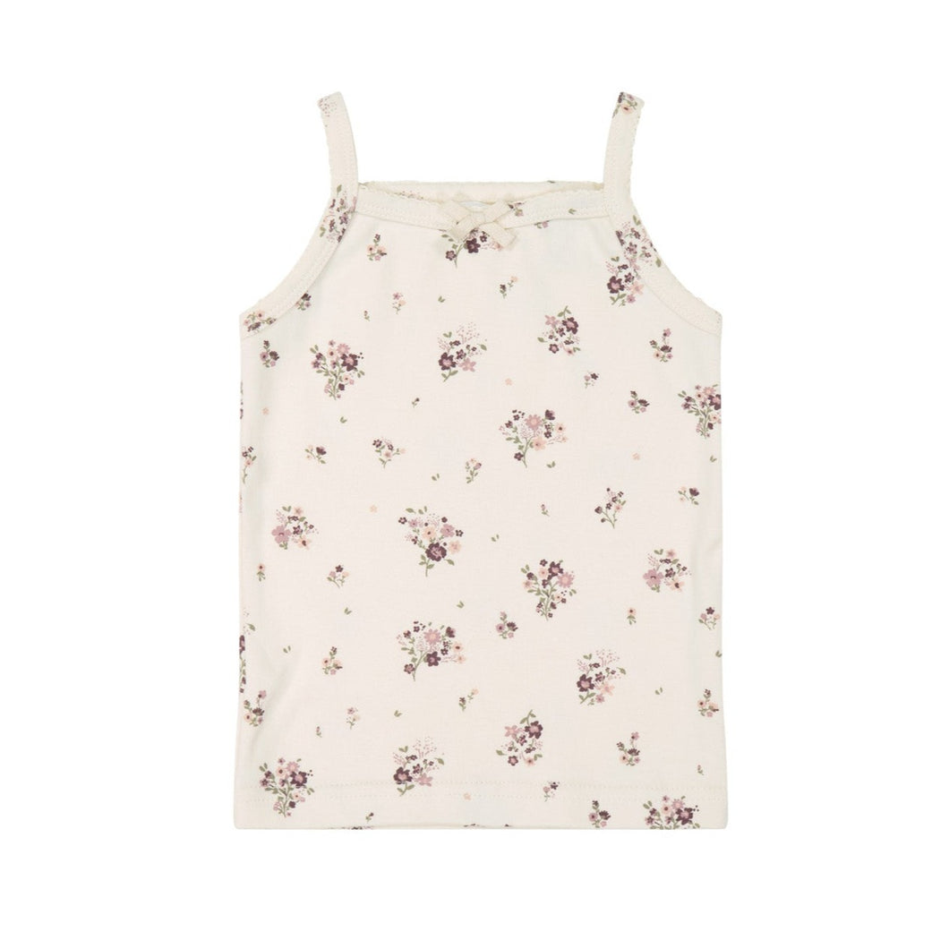 Organic Cotton Singlet - Lauren Floral