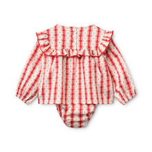 Load image into Gallery viewer, Joy Romper - Lace Stripe