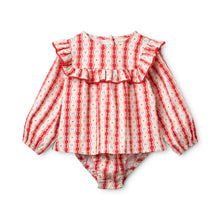 Load image into Gallery viewer, Joy Romper - Lace Stripe