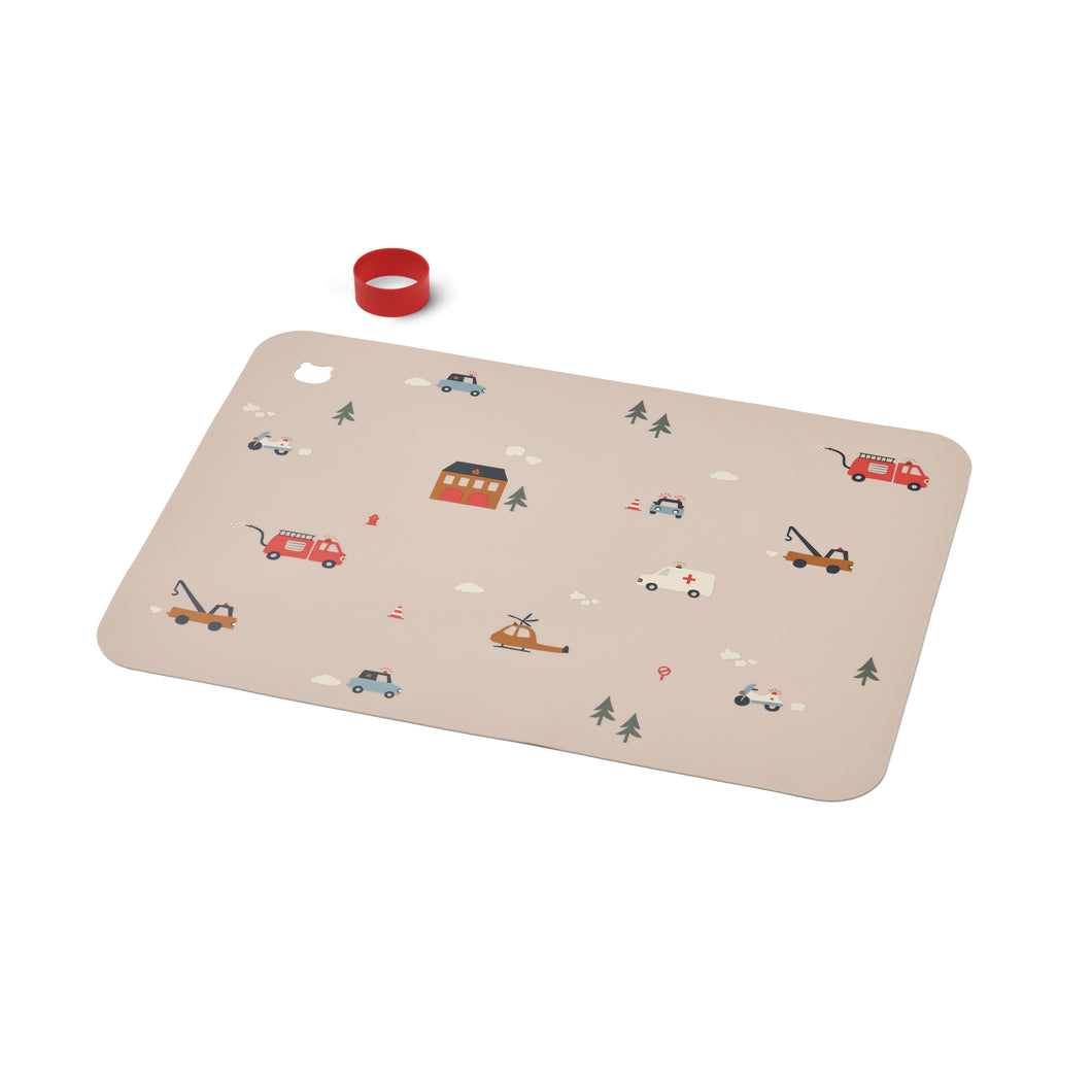 JUDE PLACEMAT - EMERGENCY VEHICLE / SANDY