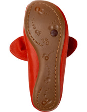 將圖片載入圖庫檢視器 Right - Red Leather Ballerina for Kids.