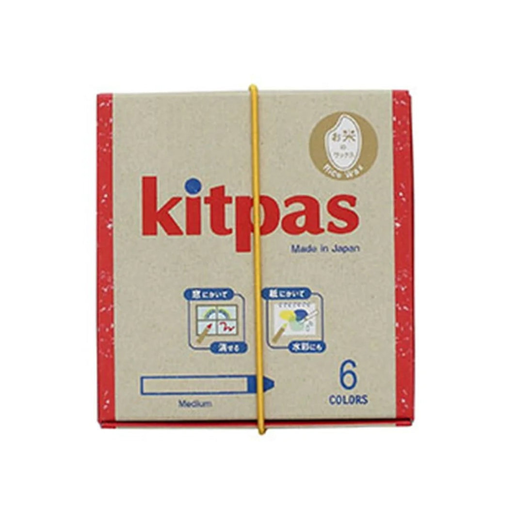 Kitpas Rice Bran Wax Art Crayons
