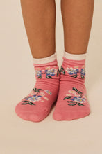 將圖片載入圖庫檢視器 2 pack jacquard pointelle socks - pink
