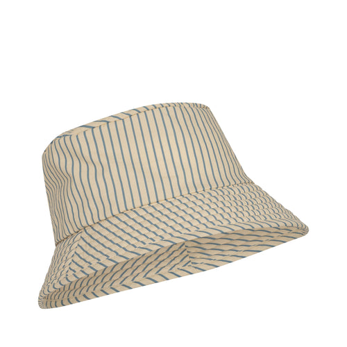 asnou bucket hat - stripe bluie