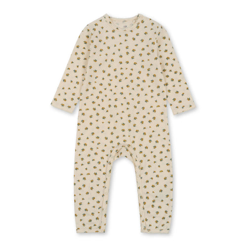 basic onesie gots - peonia limone