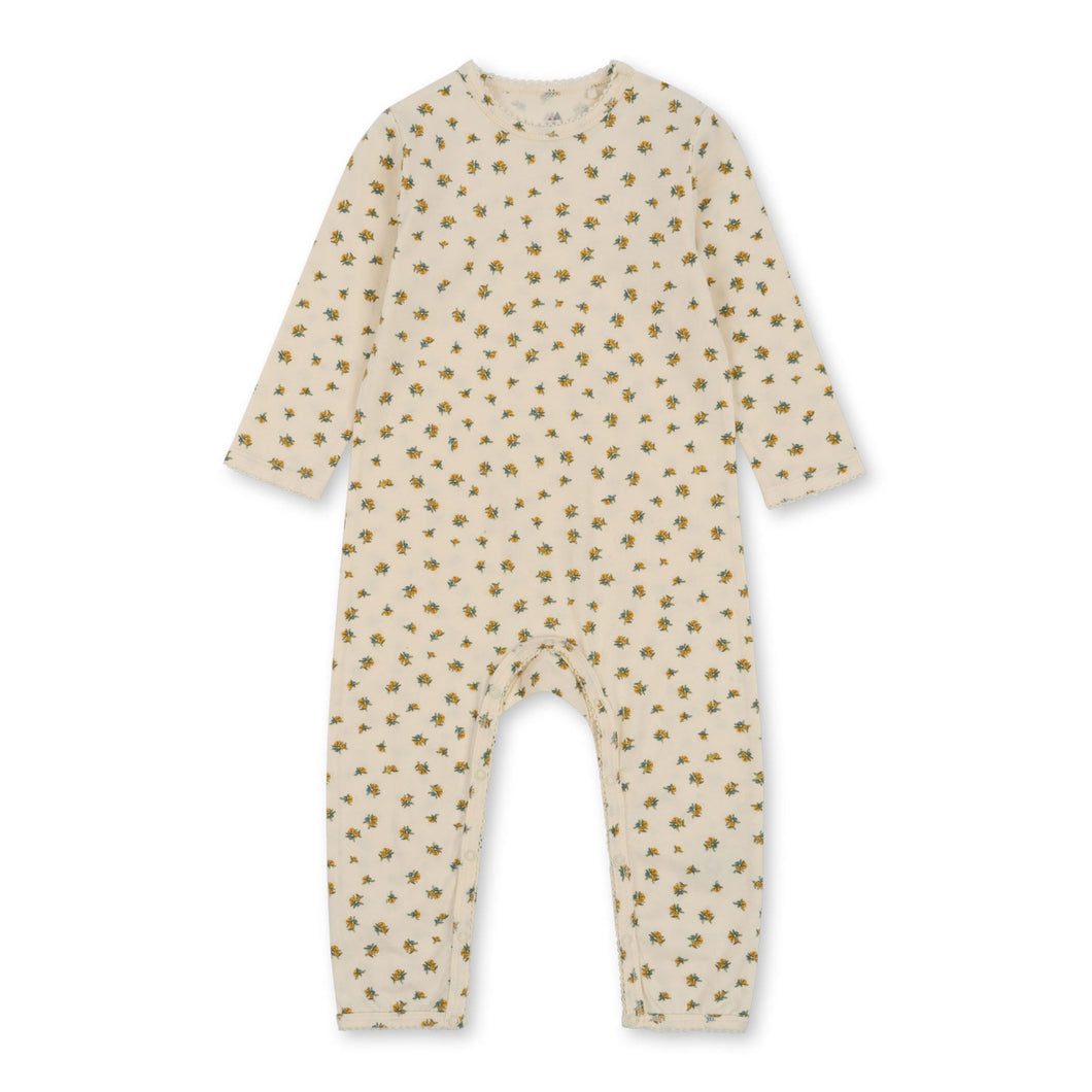 basic onesie gots - peonia limone