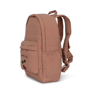 juno quilted backpack midi - cameo brown