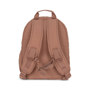 juno quilted backpack midi - cameo brown
