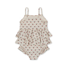 Load image into Gallery viewer, manuca frill swimsuit - cherry motif