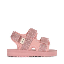 Load image into Gallery viewer, sun sandals glitter - mellow rose
