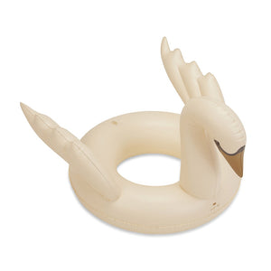 swim ring swan - cream off white
