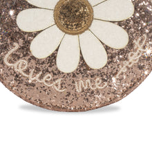 Load image into Gallery viewer, daisy shoulder bag - cameo rose glitter