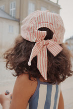 Load image into Gallery viewer, ellie bow cap - amour stripe