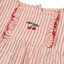 Load image into Gallery viewer, ellie frill romper - amour stripe