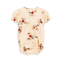 Load image into Gallery viewer, vida puff sleeve romper - ladybug