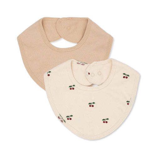 2 pack bibs - cherry