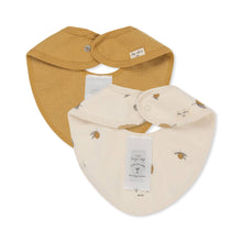 Load image into Gallery viewer, 2 pack bibs - lemon - LittleBae.
