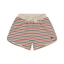 Load image into Gallery viewer, lin classic tee/shorts set gots - tricolore stripes
