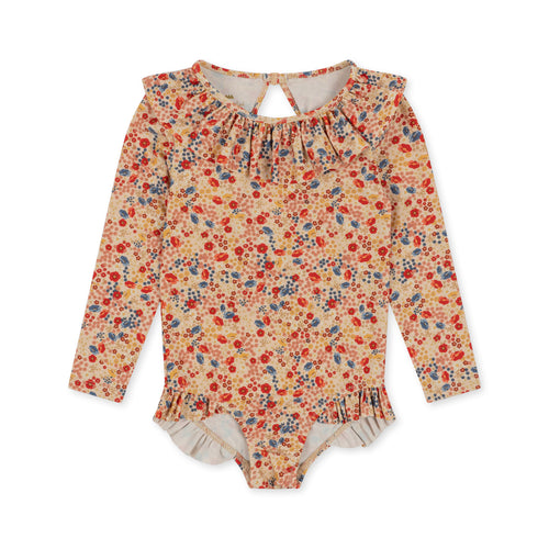 manuca ls frill swimsuit - villetta