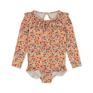 manuca ls frill swimsuit - villetta