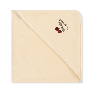 terry towel embroidery - cherry