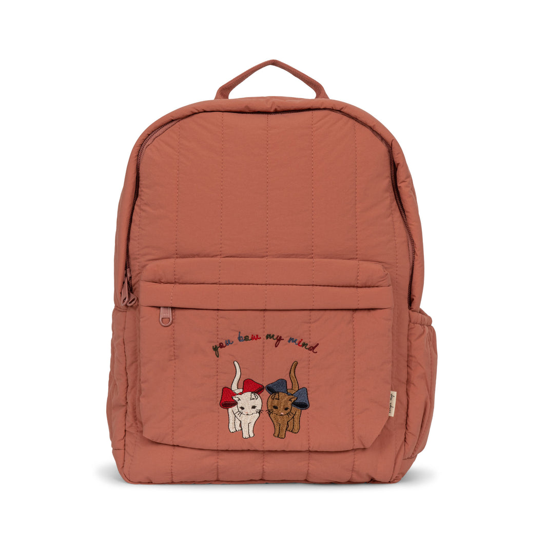 juno quilted backpack midi - canyon rose