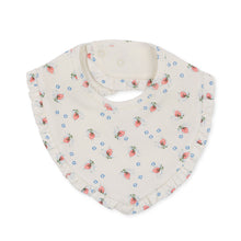 Load image into Gallery viewer, 2 pack basic frill bibs - brise dé été white/nouvelle peach