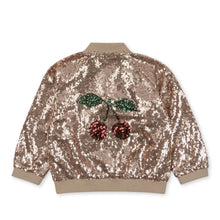 Load image into Gallery viewer, lulu embroidered bomber jacket - brazilian sand