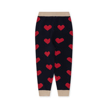 Load image into Gallery viewer, lapis knit pants - navy heart